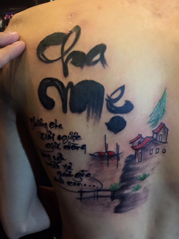 NHỮNG HÌNH XĂM Ý NGHĨA VỀ CHA MẸ