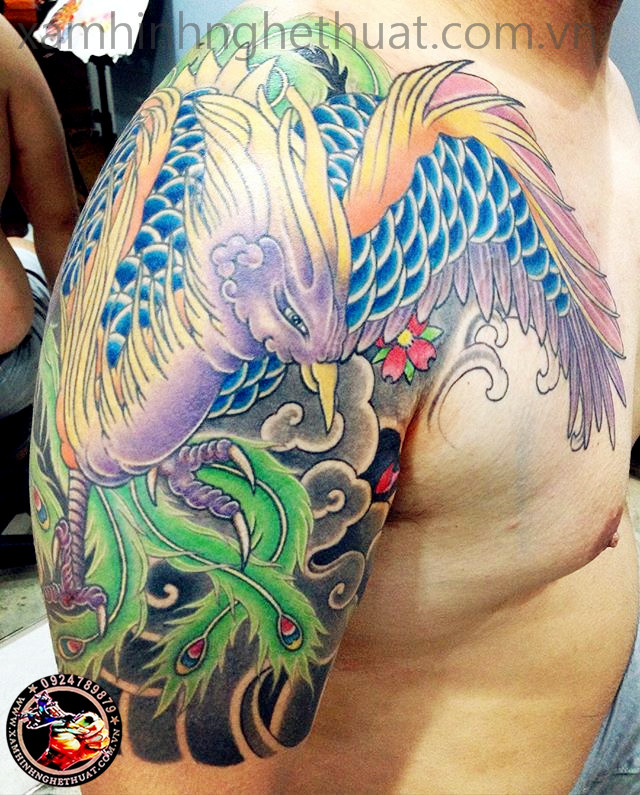 mẫu hình xăm phượng hoàng