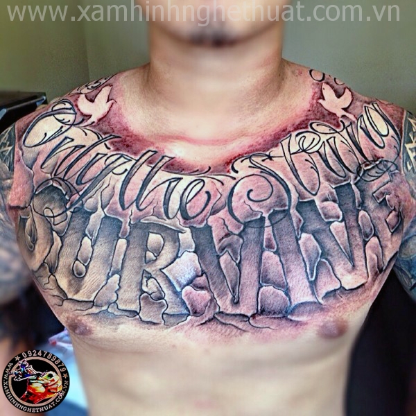 ĐỊA CHỈ TIỆM XĂM HÌNH CHỮ - HÌNH XĂM CHỮ ĐẸP NHẤT CHO CON TRAI